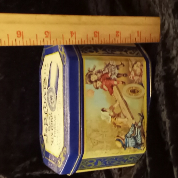 Bristolware J&P Coats Vintage Looking Tin Box - Picture 7 of 7